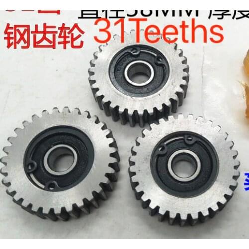 3Pieces/Lot Gear Diameter:38mm 31Teeth Thickness:11.5mm Electric Vehicle Steel Gear