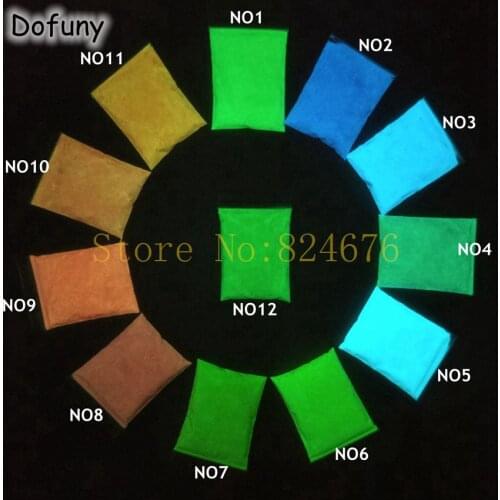 500g/bag Mixed 10colors luminous powder phosphor powder,Noctilucent powder decorating material,Glow in Dark Powder Dust