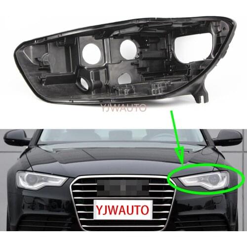 Headlight Base For Audi A6L C7 2012~2015 Headlamp House Car Rear Base Front Auto Headlight Back House