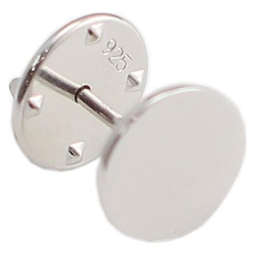 Beadsnice 925 Sterling silver Nail Tie Tack Lapel Pin Back Clutch Scatter Butterfly Clasp Squeeze Badge Holder DIY Jewelry 39487