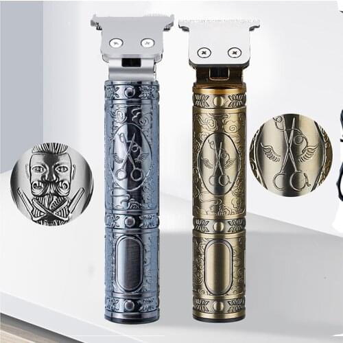 USB Rechargeable Baldheaded Hair Clipper Electric Hair Trimmer Barber Haircut Cordless Shaver Trimmer Razor Hair Cutting Machine