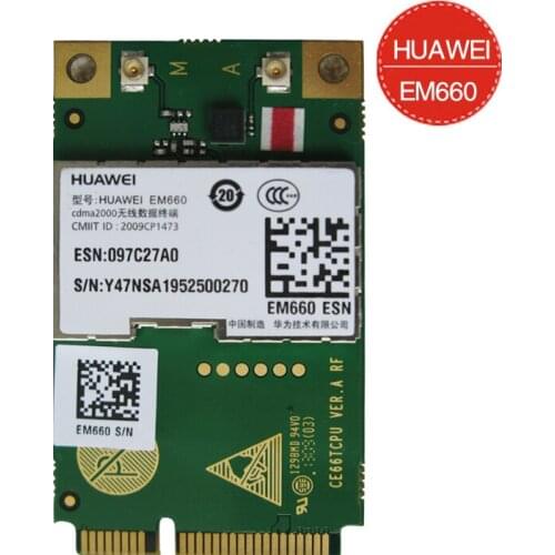 EM660 mini PCI-E EVDO PC Embedded 3G Netword Card Qualcomm QSC6085 chips Communication moudle 100% New&Original JINYUSHI stock