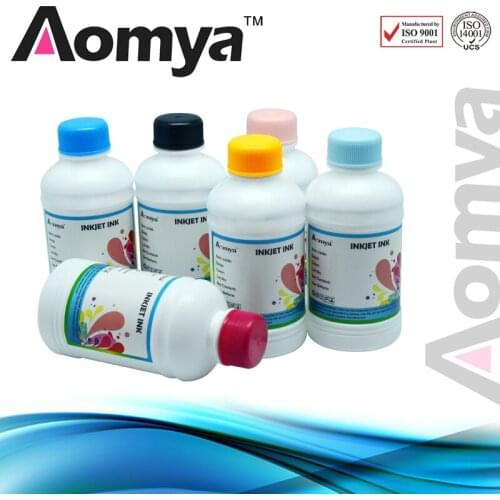 HOT sale !!! Aomya Specialized Art Paper Ink Compatible for Epson Printers, 250ml x 6 colors/set