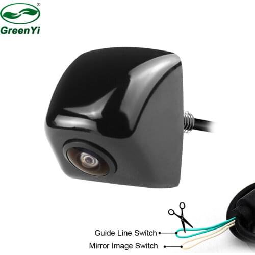 HD Sony/CCD Fisheye Lens Upside Down Install Car Reverse Backup Front Side Rear View Camera For Vehicle Stereo Parking Monitor