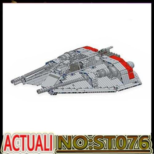 New Spaceship Series War Snowspeeder Snowfield Plane Building Brick Children MOC Building Block Christmas Birthday Gift Toy