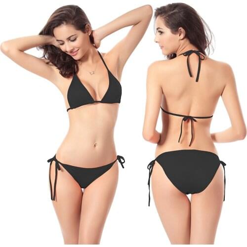 Wire Free No Chest Pad Swimwear Two-Piece SuitsBeach Clothing Bikini Set Women Swimsuits Swimming Suit for Women Clothes Summer