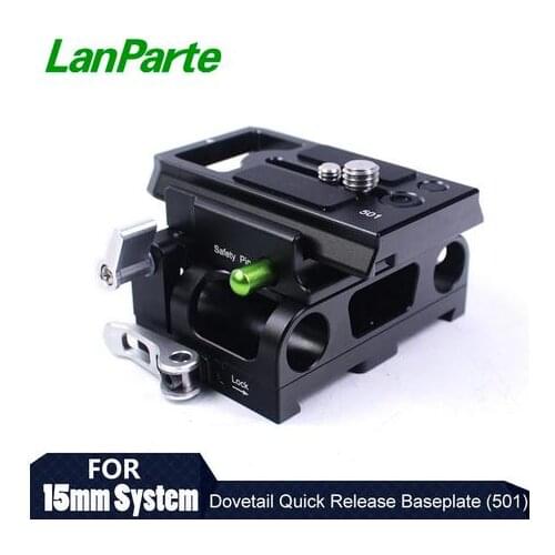 Lanparte Quick Release Dovetail Base plate with Manfrotto 501 Plate