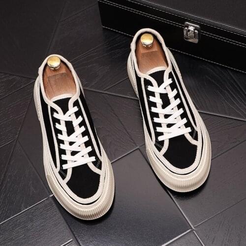 Summer Mens Black Casual Comfort Shoes Lace Up Male Canvas Breathable Platform Daily Sport British Trending Zapatos Beige ERRFC