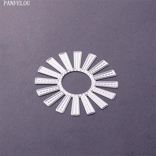 PANFELOU Easter flower sunflower shape Scrapbooking card album paper die metal craft stencils punch cuts dies cutting