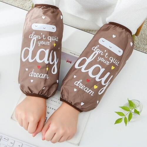 Cute sleeve waterproof Oilproof Anti-fouling Cleaning Sleeve Home Kitchen Cooking Arm Protector