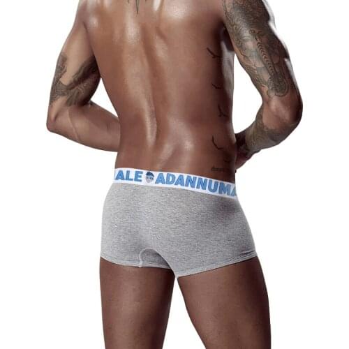 Fashion New Men Shorts Boxer Underwear Cotton Boxers Man Sexy Low Waist Panties U Convex Comfortable Boxershorts Cartoon AD7104