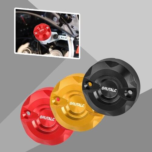 Motorcycle Front Brake Fluid Reservoir Cap Cover FOR MV Agusta Rush 1000 Brutale 1000 Serie Oro 1000RR F4 1000 RC F4 RR