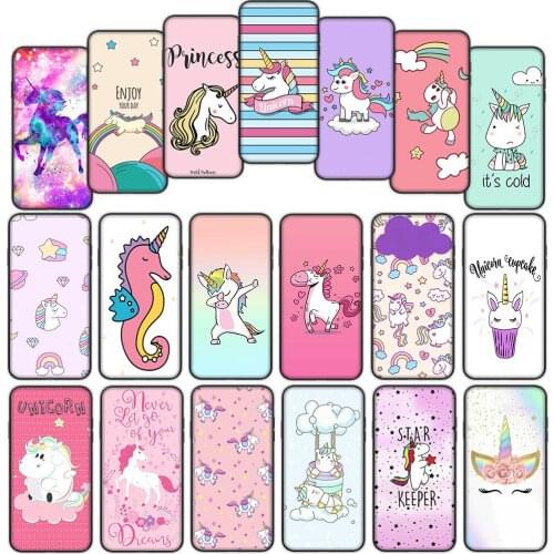 Cute Unicorn Soft Cover Case for Xiaomi Mi Note 10 Ultra A1 A2 Lite A3 Pro Max Pocophone F1