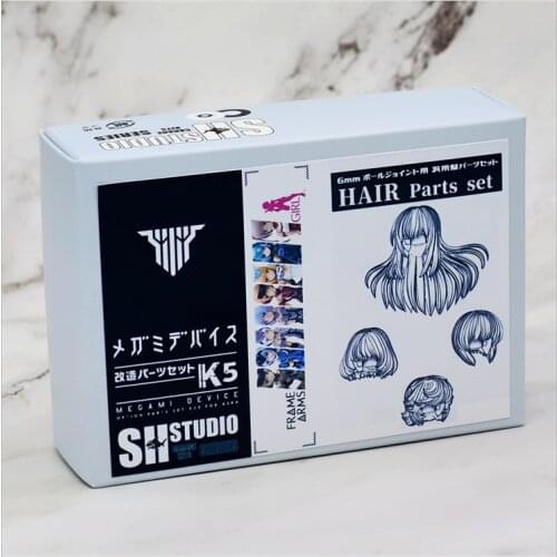 SH Studio upgrade parts of Hair Parts set K5 ( 4 set ) for 1/12 scale FAG mobile suit girl kids toys
