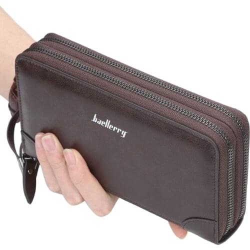 2021 New Men Wallets Classic Long Style Card Holder Male Purse Quality Zipper Large Capacity Big Brand Luxury Wallet For Men