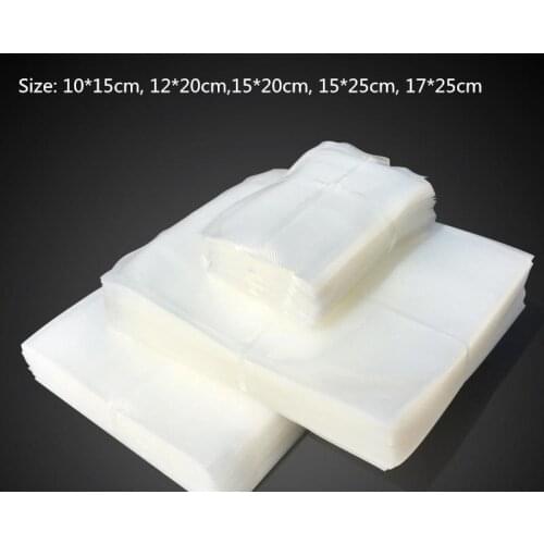 100pcs/lot Vacuum Heat Sealer Food Saver Bags Food Storage Bags Food-Grade Vacuum Packaging Bags
