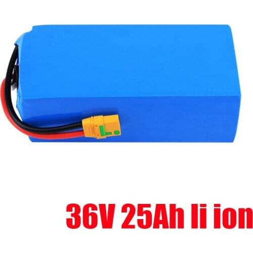 Rechargeable 25AH 36 volt lithium ion battery with BMS for electric bicycle eletric bike + charger