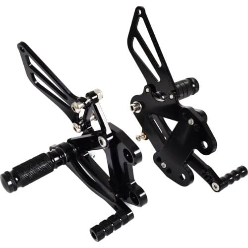 Rear Set Foot Pegs for Kawasaki Ninja ZX-6 ZX-6R ZX-9R 1998-2002 ZZR600 2005-2008 2007 2006 Adjustable Rearsets Footrest