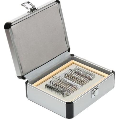Professional 22 Pcs Progressive Trial Lens Set Optical with Aluminum Case