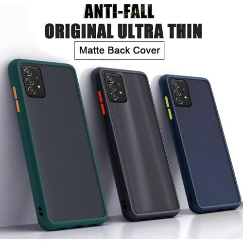 Translucent Matte Phone Case for Samsung Galaxy A32 A42 A52 5G A72 A 52 5G SM-A5260 Cover Skin Feel Full Protection Case