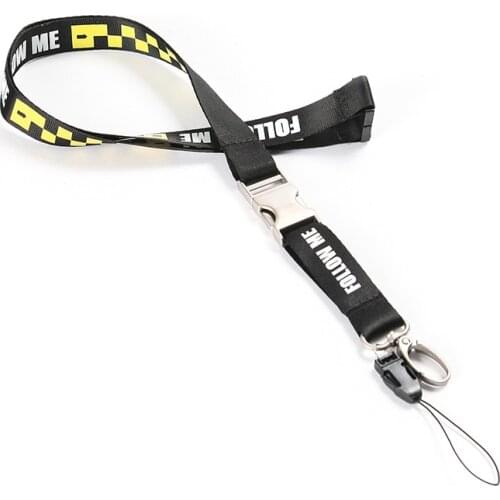 FOLLOW ME Lanyard for Pilot License ID Holder Metal Buckle for Flight Crew Airman Unique Gift