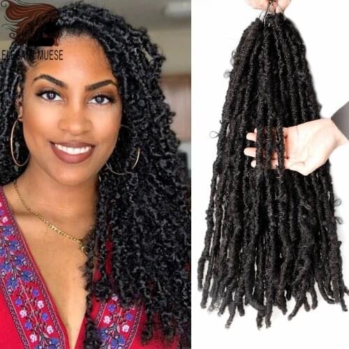 Butterfly Locs Crochet Hair Crochet Butterfly Locs 12''18''24In Hand Made Soft and Messy Butterfly Locs Pre-Looped Synthetic Ha