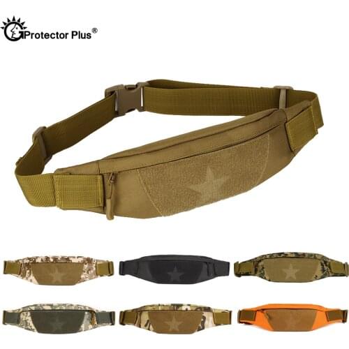 PROTECTOR PLUS Tactical 5.5/6.5 inches phone Waist Bag Army Military Molle Shoulder Bags Outdoor Sports Hiking Running Crossbody