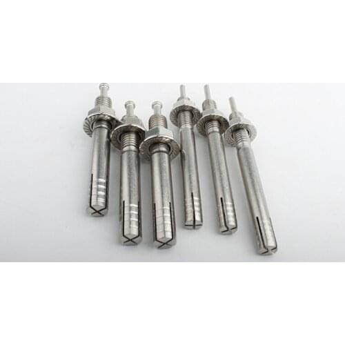 2pcs/lot 304 stainless steel Extension expansion bolt M8*65-150 Hit core expansion screw