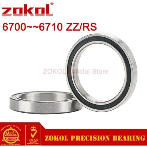 ZOKOL bearing 6701 ZZ 1000701 6701ZZ Deep Groove ball bearing 12*18*4mm