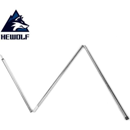 150cm 2pcs/set Folding Awning Rod Outdoor Camping Tent Pole Iron Canopy Rod Tent Support Poles Tent Accessories With Nail Rope