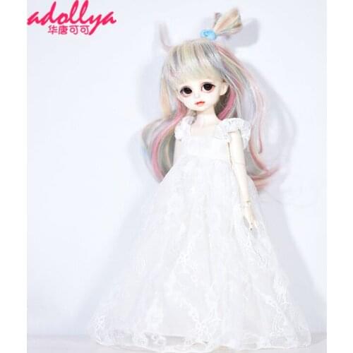 Adollya BJD Doll Accessories Doll Clothes Multiple Colour Dress Toys for Gril 1/6 SD BJD Doll Lace Skirt
