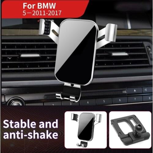 Car Mobile Phone Holder Mounts Stand GPS Gravity Navigation Bracket For BMW 5 Series 5GT F07 F10 F11 2011-2017 Car Accessories