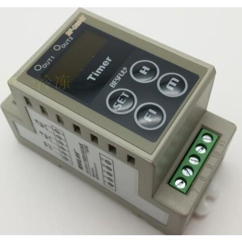 BF-D204T: Bi river time controller, rail installation, time control switch Bi River BESFUL