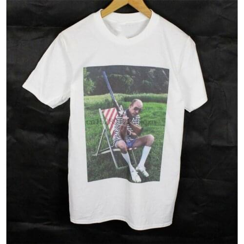 Hunter S. Thompson White T-Shirt Size S-Xxxl Gun Gonzo Fear Loathing Las Vegas For Youth Middle-Age The Old Tee Shirt