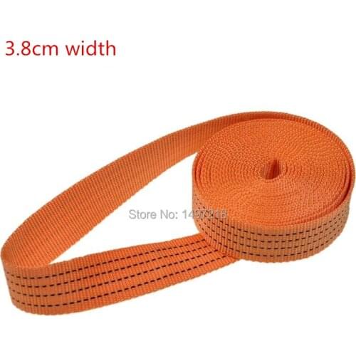 1.5inch 3.8cm 5meters thickening Orange Polypropylene webbing ribbon tape bias straps for bags hand made sewing accessories belt