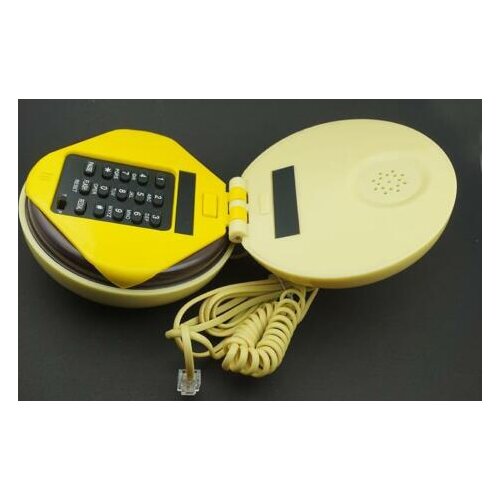 Novelty Analog Juno Hamburger Cheeseburger Burger Desktop Corded Phone Telephone