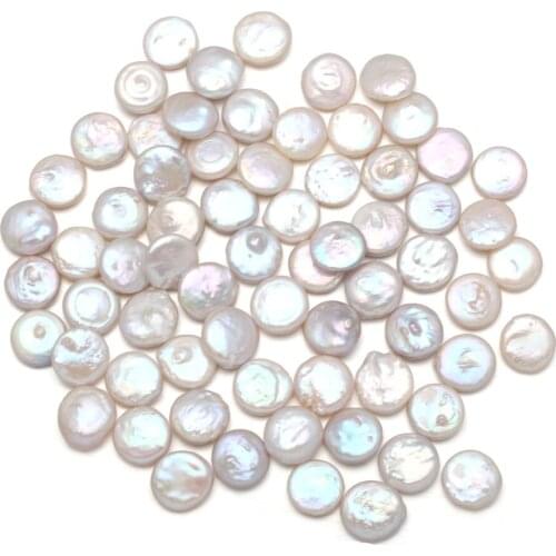 Natural white Freshwater Pearl Pendant Charms Pendants for Jewelry Making DIY Necklace Accessories Free Making Necklace 13-14mm