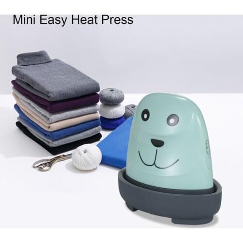 Portable Cute Puppy Heat Press Machine for Heating Transfer DIY Shirt Printing for T-shirt Shoes Bags Hats Iron Pressing Machine