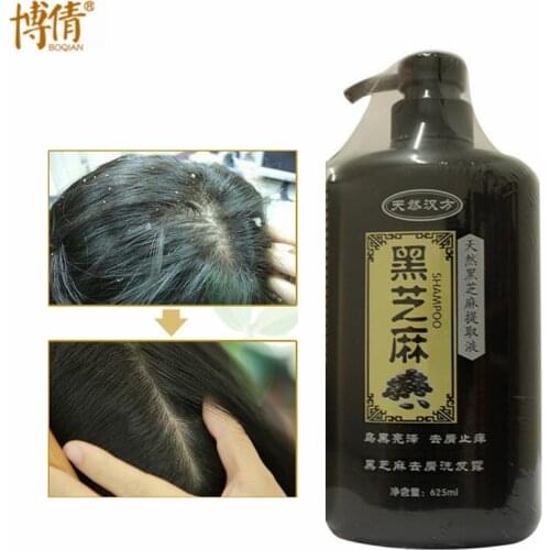 BOQIAN 625ML Natural Chinese Medicine Extract Shampoo Professional Repair Anti Hair Loss Anti Itching Remove Dandruff Hair Care