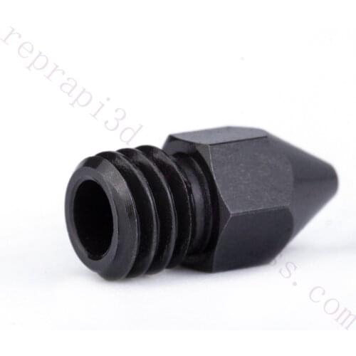 High Temperature Hardened Steel Nozzle 0.4mm for Zortrax M200 M300, Afinia H479, H480, Up Plus 2 3D Printer PEI PEEK or Carbon