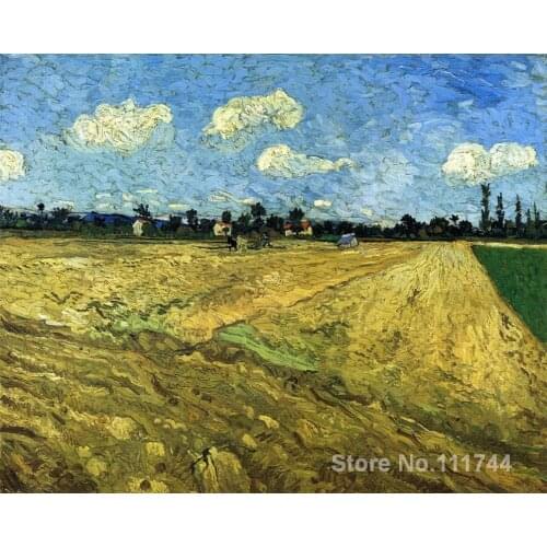 Modern art The Ploughed Field by Vincent Van Gogh paintings for living room Hand painted High quality