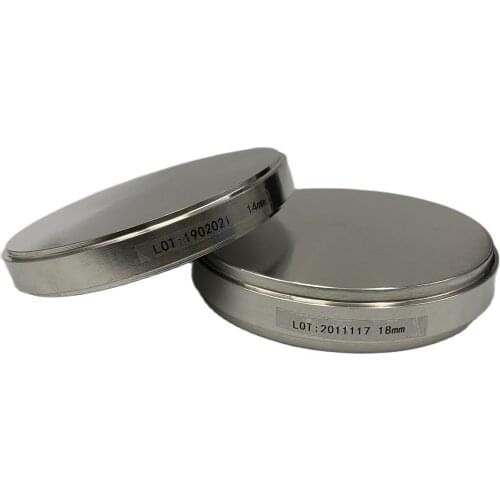 Dental Cobalt-Chrome Alloy Disc for Production of dental Porcelain fused to metal Amends Dentaure Implants