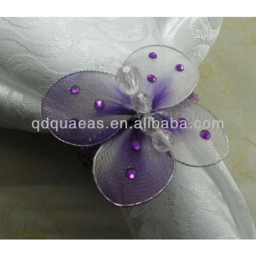 Decoration wedding crystal napkin ring napkin ring and party decoration napkin ring