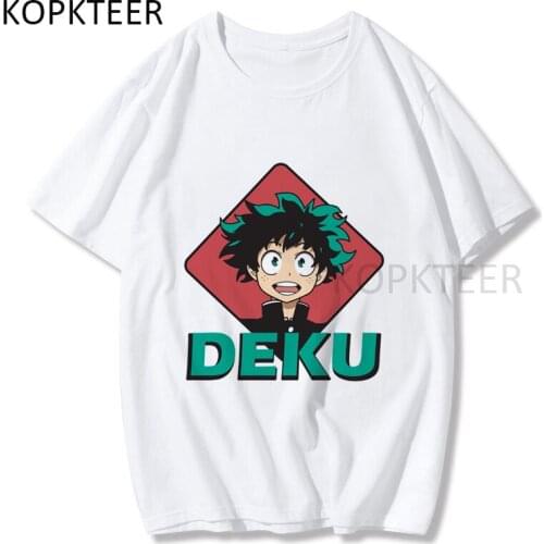 My Hero Academia Deku Funny T-shirts Harajuku Ulzzang Men Women Summer T Shirt Casual Funny Men Fashion Short Sleeve Tops Tees