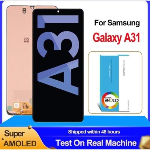 Original Super AMOLED For Samsung Galaxy A31 A315 LCD Display Touch Screen Digitizer For Samsung A31 A315 Display Replacement