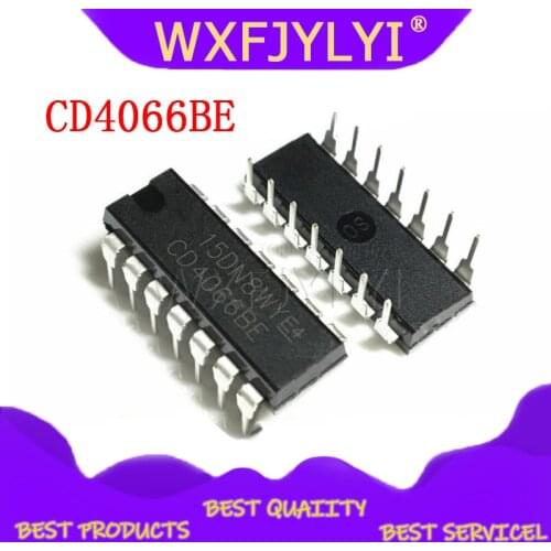 10PCS CD4066BE DIP14 CD4066 DIP 4066BE DIP-14 new and original IC