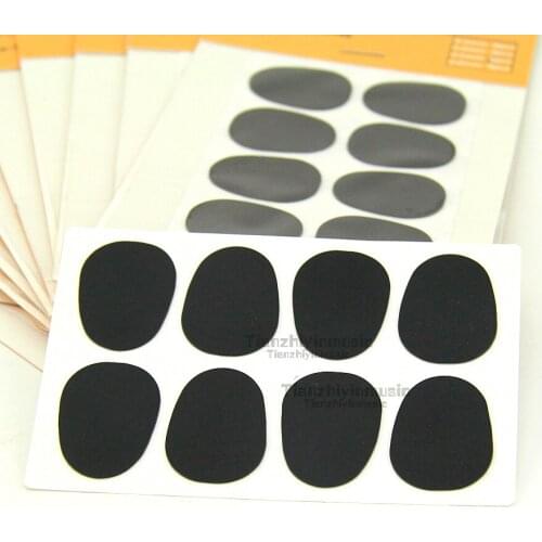 40Pcs transparent Round thick Alto saxophone Bakelite head Dental pad 40pcsblack