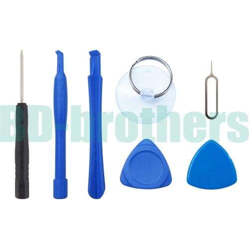 7 in 1 Repair Opening Tools Kit Pry Tool With 0.8 Pentalobe For iPhone 4G 5G 6G 6Plus 500 Set/lot