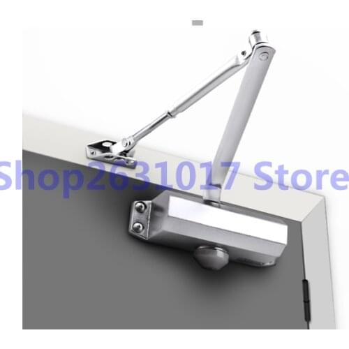 Door closer hydraulic buffer automatic door closer is suitable for door weight 25-60kg positioning/non-positioning