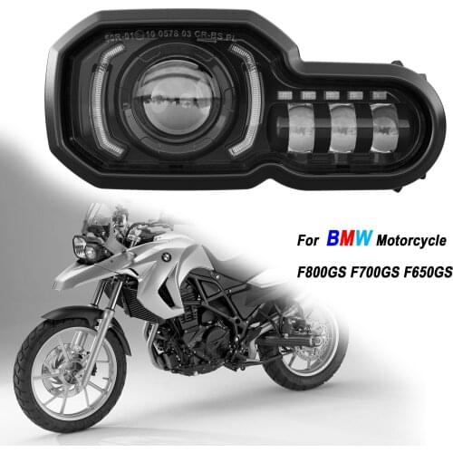 NewE24-mark Headlights for BMW For BMW F800GS F800R F700GS F650GS Adventure Motorcycle Complete LED Projector Headlight Assembly